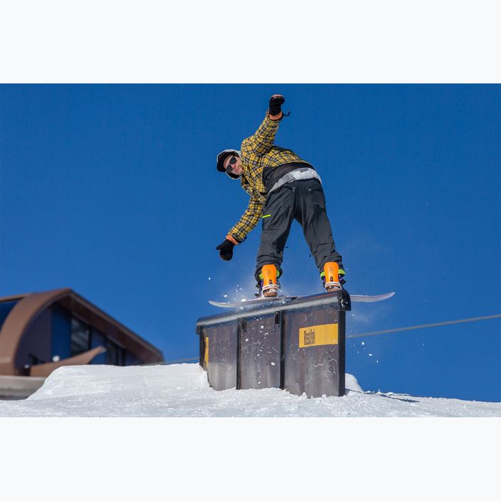 Legături de snowboard pentru bărbați Bataleon Chaos neon orange/glacier gray 7