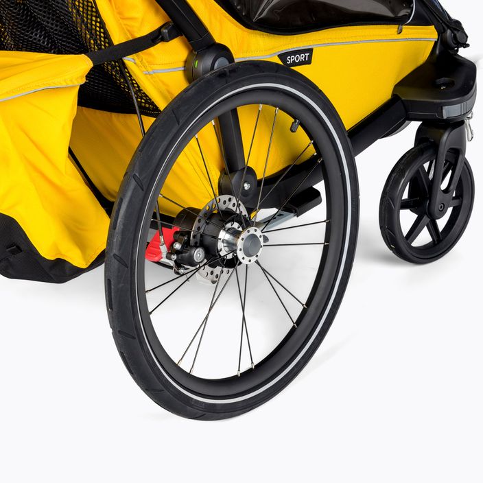 Thule Chariot Sport remorcă dublă pentru biciclete galben 10201024 5