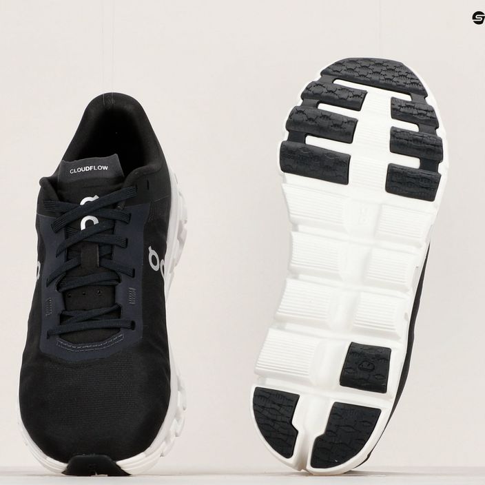 Pantofi de alergare pentru femei On Cloudflow 4 alb/negru 10