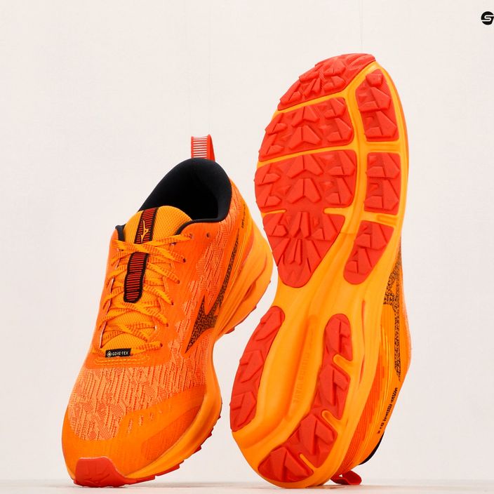 Pantofi de alergare pentru bărbați Mizuno Wave Rider GTX zinnia/tigerlily/negru 9