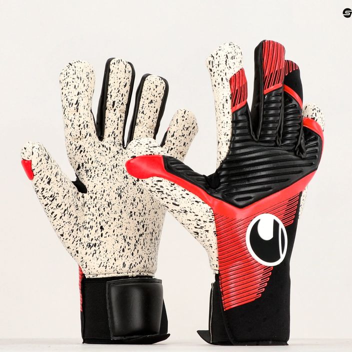 Mănuși de portar Uhlsport Powerline Supergrip+ Hn negru/roșu/alb negru/alb 4