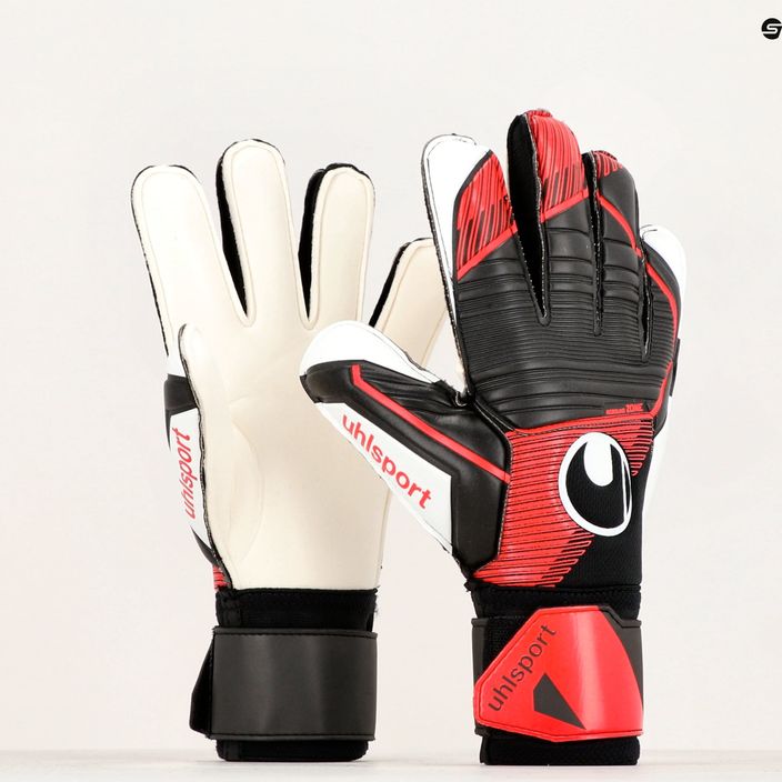 Mănuși de portar Uhlsport Powerline Soft Pro negru/roșu/alb 4