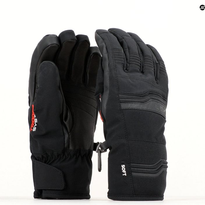 Mănuși de schi pentru bărbați LEKI Cerro 3D negru 9