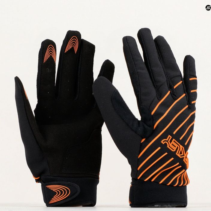 Oakley Drop In Mtb Glove 2.0 mănuși de ciclism pentru bărbați negru și portocaliu FOS901323 3