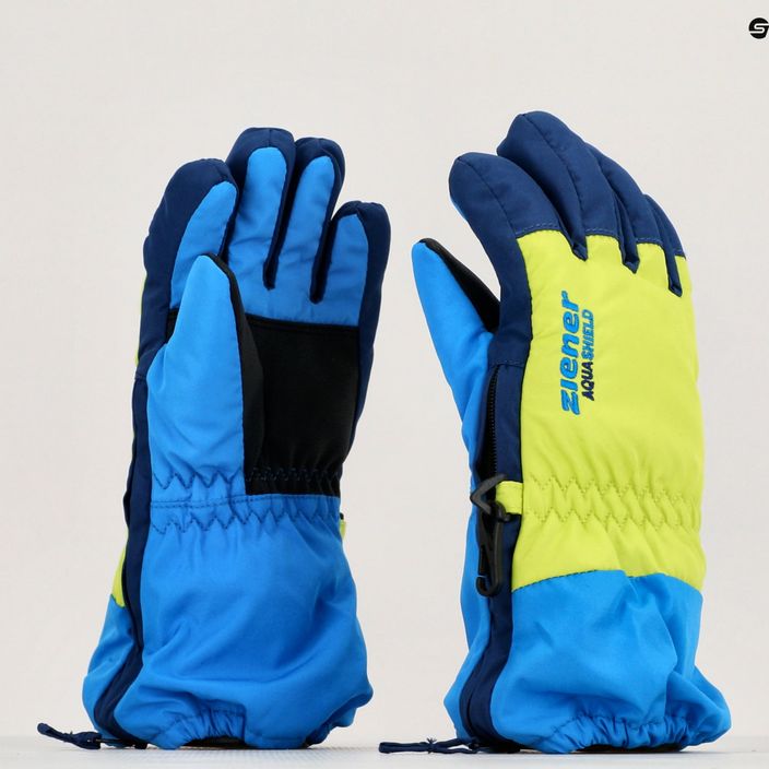 Mănuși de schi ZIENER Levio AS Minis Persian Blue 3