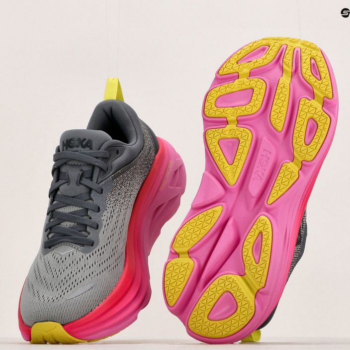 Pantofi de alergare pentru femei HOKA Bondi 8 castlerock/strawberry 8