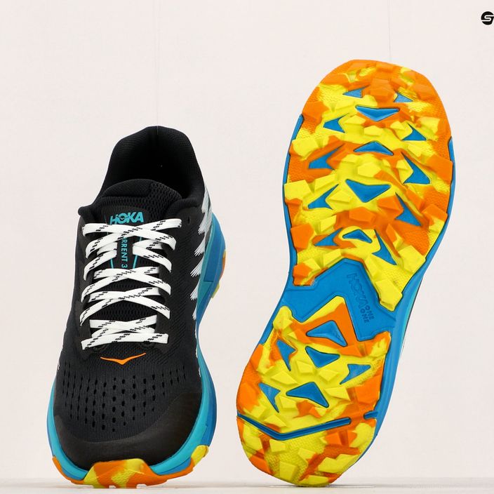 Pantofi de alergare pentru bărbați HOKA Torrent 3 negru/albastru violet 8