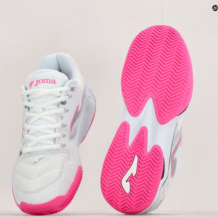 Pantofi de tenis pentru femei Joma Master 1000 Lady alb/fucsia 10