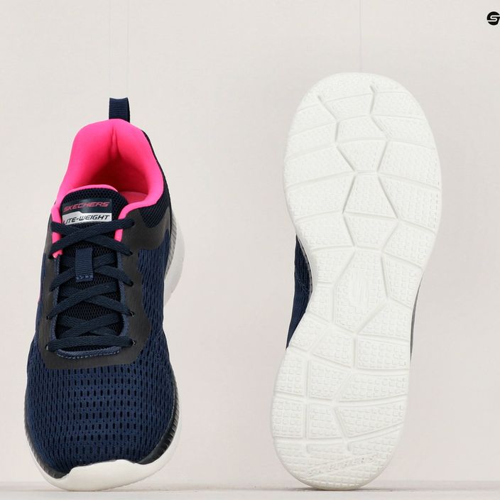 Pantofi de antrenament pentru femei SKECHERS Bountiful Quick Path navy/hot pink 14