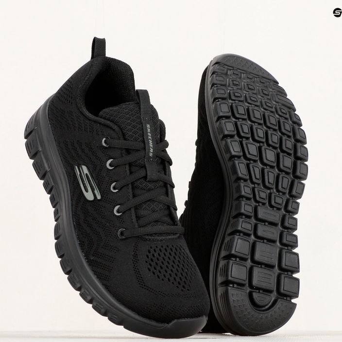 Pantofi de antrenament pentru femei SKECHERS Graceful Get Connected negru 13