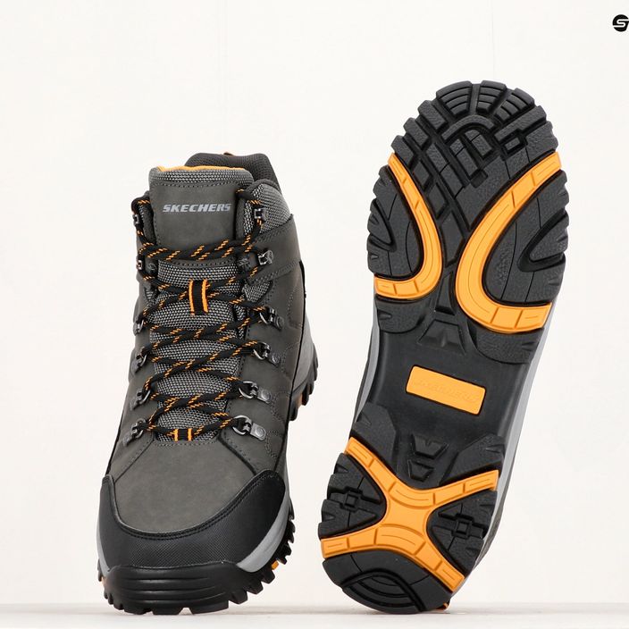 Pantofi de trekking pentru bărbați SKECHERS Relment Dagget cărbune pentru bărbați 14