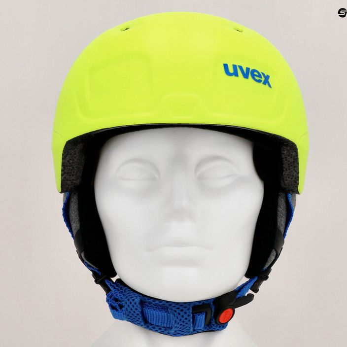 Cască de schi pentru copii UVEX Manic Pro galben neon 8