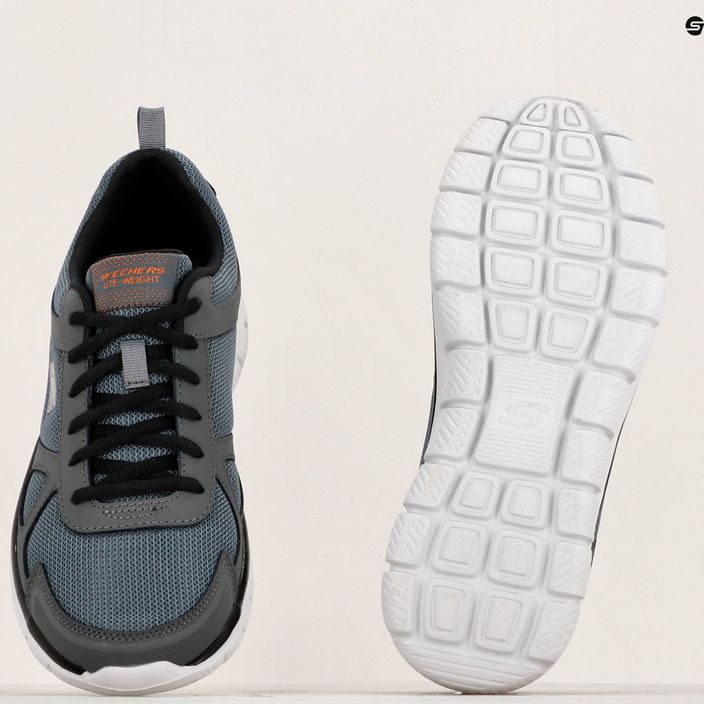 SKECHERS Track Scrolic pantofi de antrenament pentru bărbați cărbune/negru 14