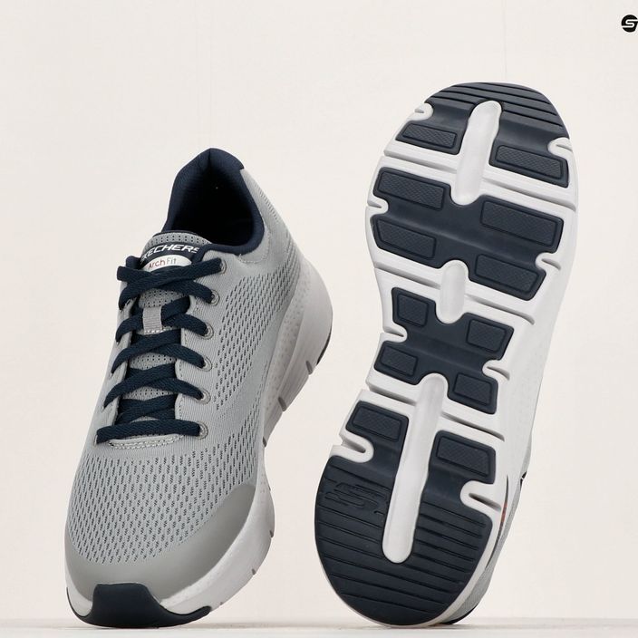Pantofi de antrenament pentru bărbați SKECHERS Arch Fit gri/marin 14