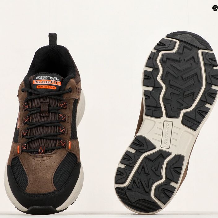 SKECHERS Oak Canyon pantofi de trekking pentru bărbați ciocolată/negru 14