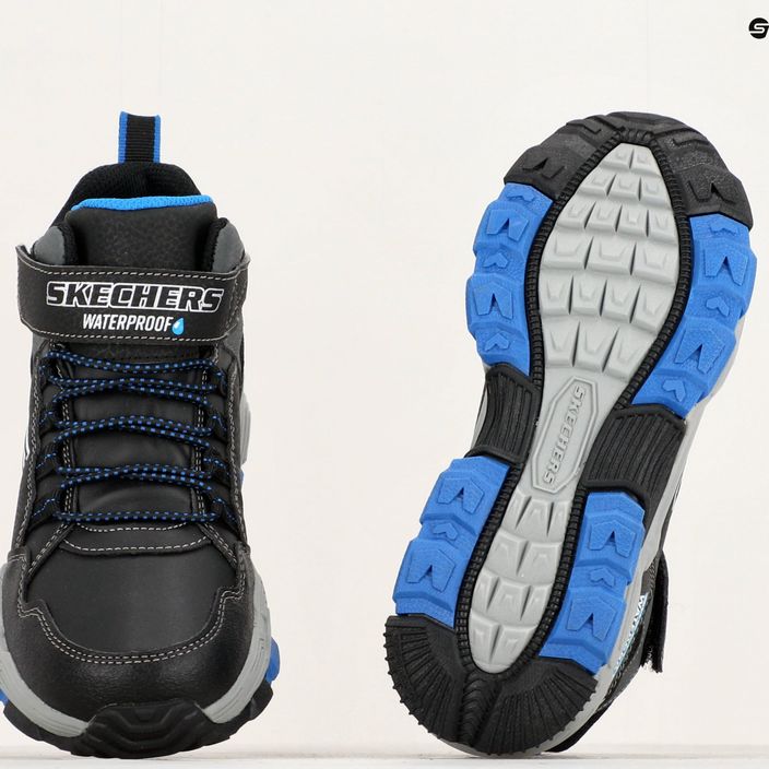 SKECHERS pantofi de trekking pentru copii Drollix Venture Rush negru/royal 14