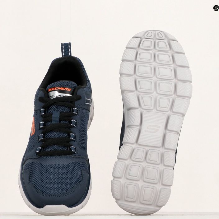 SKECHERS Track Knockhill pantofi de antrenament pentru bărbați navy/orange 9