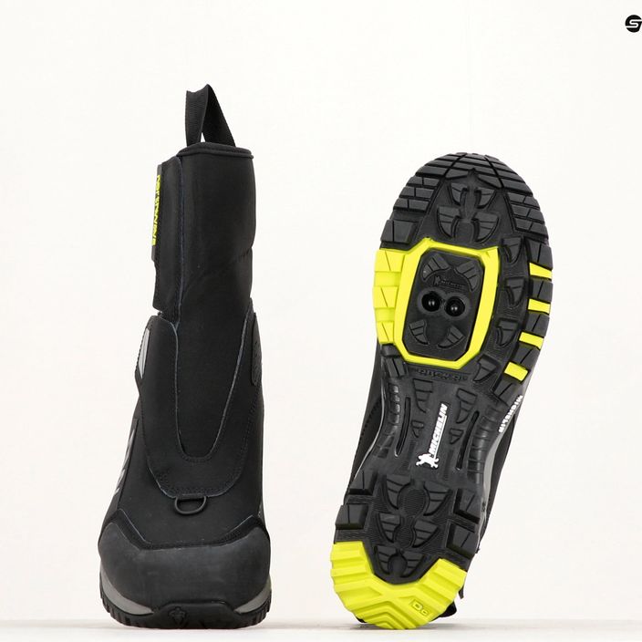 Pantofi de ciclism Northwave Himalaya pentru bărbați, negru 8