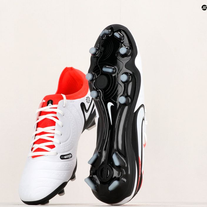 Încălțăminte de fotbal Nike Tiempo Legend 10 Pro FG white/black/bright crimson 8