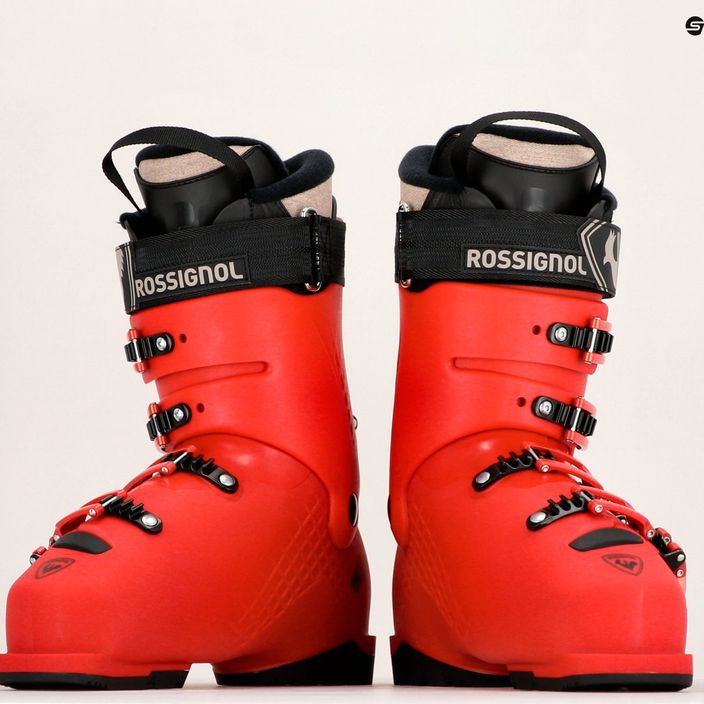 Rossignol Alltrack Jr 80 roșu argilă roșu cizme de schi pentru copii 14