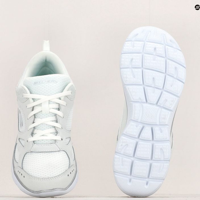 Pantofi de antrenament pentru femei SKECHERS Summits Suited alb/argintiu 13