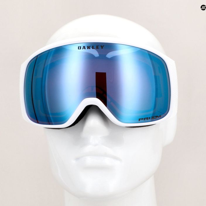 Ochelari de schi Oakley Flight Tracker alb mat/prizm snow sapphire iridium 10