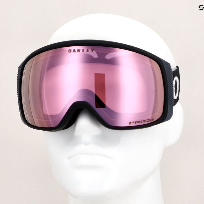 Ochelari de schi Oakley Flight Tracker negru mat/prizm snow hi pink 10
