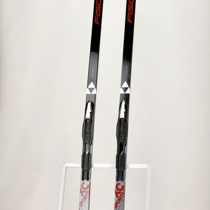Fischer Sports Crown Crown EF Montat schiuri de fond negru și argintiu NV44022 8