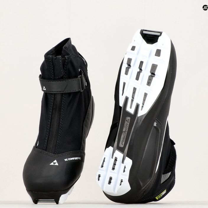 Încălțăminte de schi de fond Fischer XC Comfort Pro black/white/yellow 14