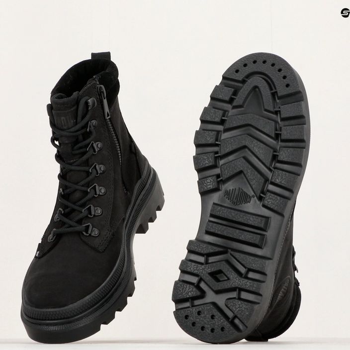 Palladium pantofi pentru femei Pallatrooper HKR NBK negru/negru 15