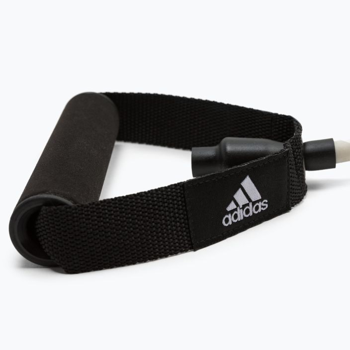 Bandă elastică de fitness Adidas Fitness Level 1, negru, ADTB-10501 4