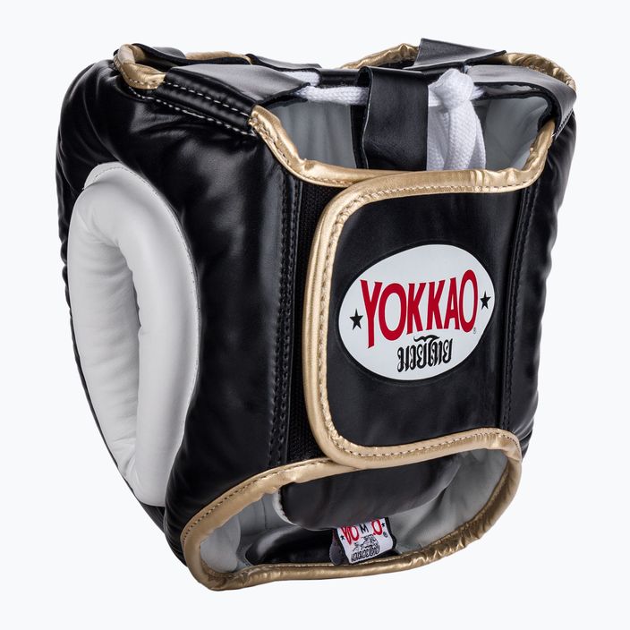 YOKKAO Training Headguard casca de sport de luptă negru HYGL-1-1-1 2
