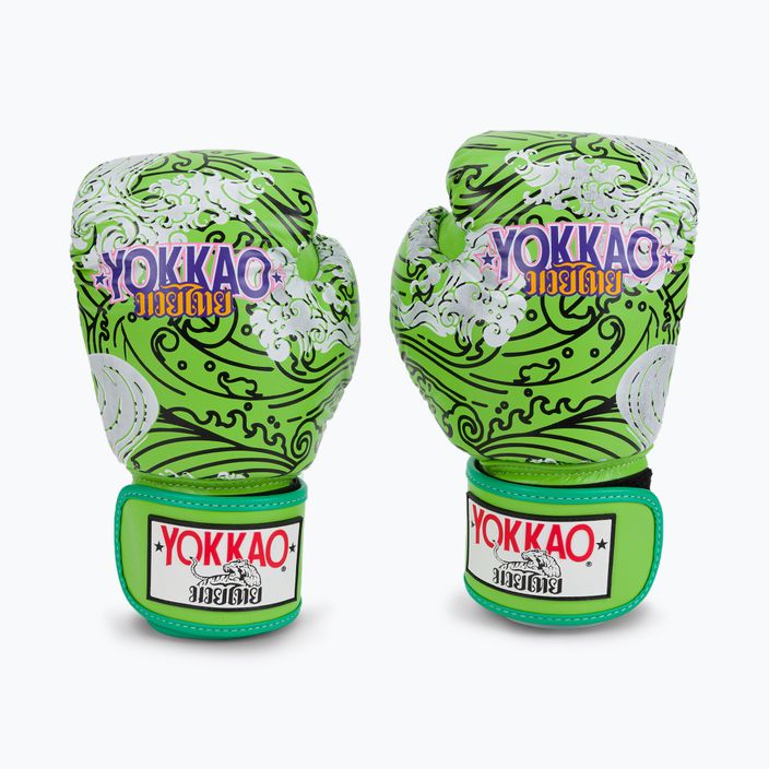 YOKKAO Hawaiian mănuși de box verde FYGL-71-20