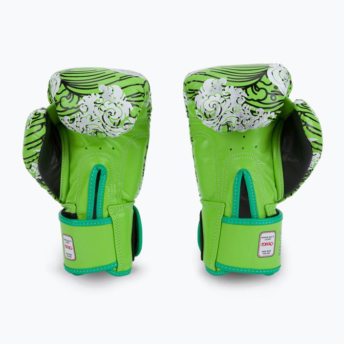 YOKKAO Hawaiian mănuși de box verde FYGL-71-20 2
