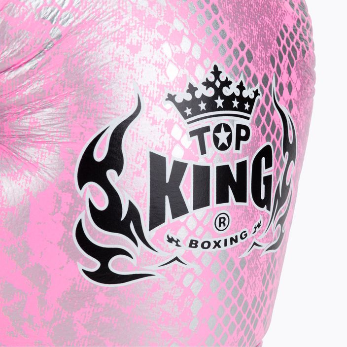 Top King Muay Thai Muay Thai Super Star Air mănuși de box roz TKBGSS 5