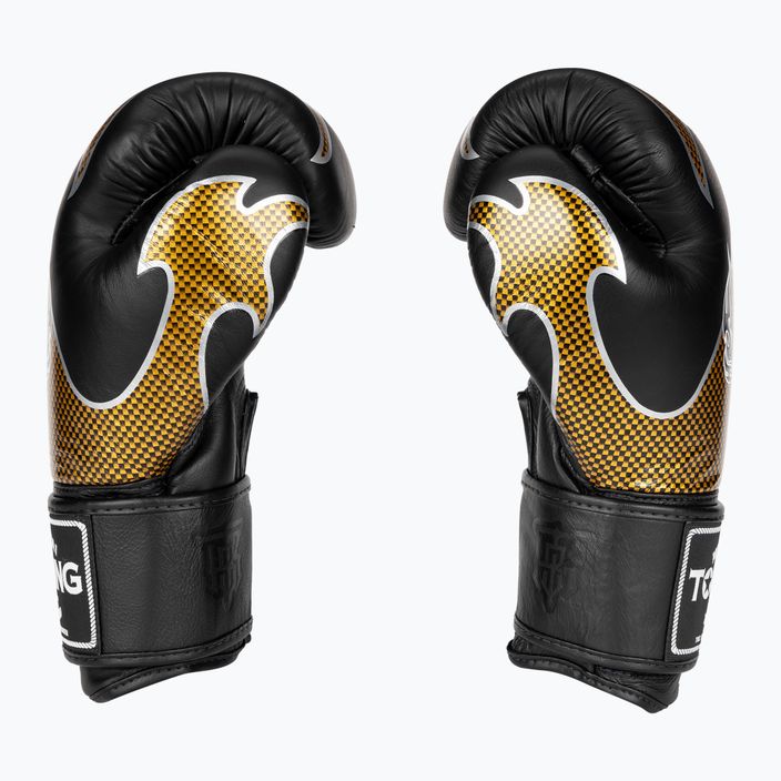 Mănuși de box Top King Muay Thai Empower black/gold 3
