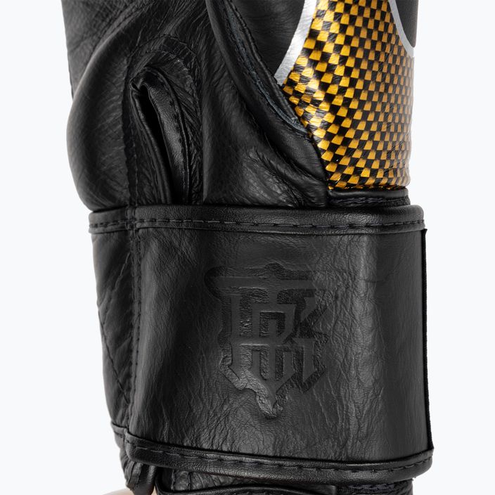 Mănuși de box Top King Muay Thai Empower black/gold 5