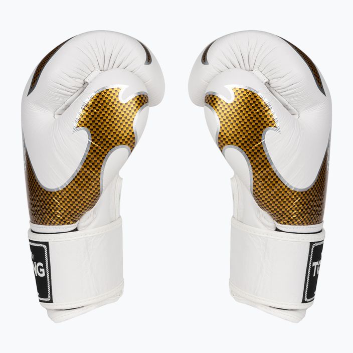 Mănuși de box Top King Muay Thai Empower white/gold 3