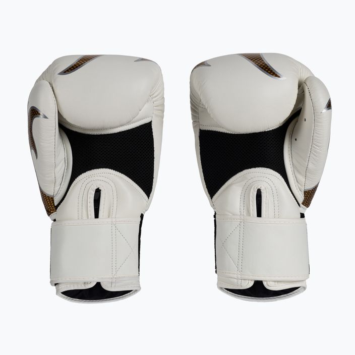 Top King Muay Thai Muay Thai Muay Thai Empower mănuși de box alb TKBGEM-01A-WH-GD-10 3