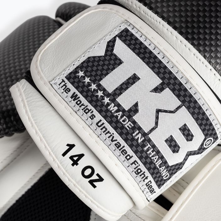Top King Muay Thai Muay Thai Muay Thai Empower Air mănuși de box alb-argintiu TKBGEM-02A-WH-SV-10 5