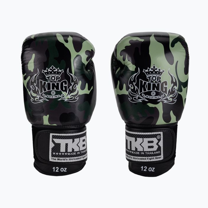 Top King Muay Thai Muay Thai Muay Thai Empower mănuși de box verde TKBGEM-03A-GN-10OZ 2