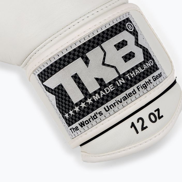 Top King Muay Thai Muay Thai Muay Thai Ultimate mănuși de box alb TKBGUV-WH-10OZ 5
