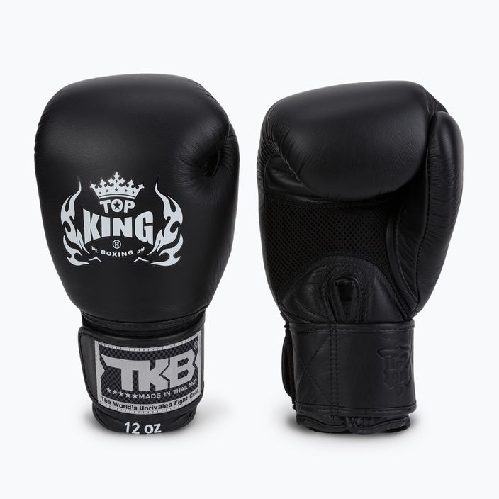 Top King Muay Thai Muay Thai Ultimate Air mănuși de box negru TKBGAV 3