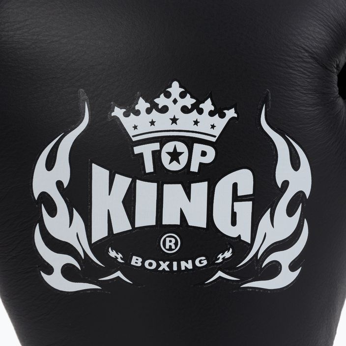 Top King Muay Thai Muay Thai Ultimate Air mănuși de box negru TKBGAV 5