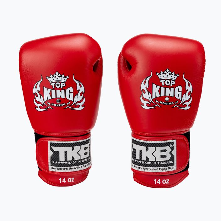 Top King Muay Thai Muay Thai Muay Thai Ultimate Air mănuși de box roșu TKBGAV-RD-10OZ 2