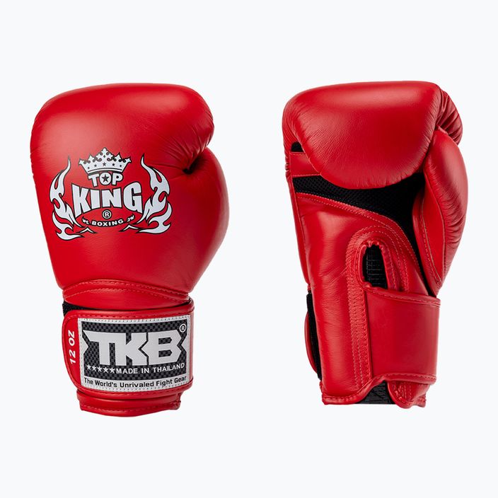 Top King Muay Thai Muay Thai Super Air mănuși de box roșu TKBGSA-RD 3