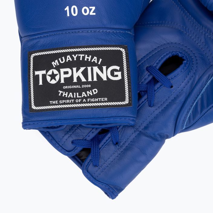 Mănuși de box Top King Muay Thai Pro blue 5