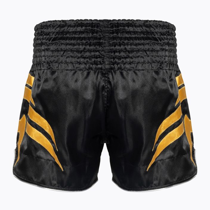 Pantaloni scurți de antrenament Top King Kickboxing black/gold 2