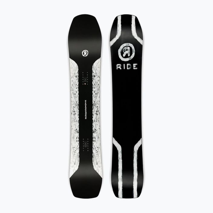Snowboard RIDE Smokescreen negru și alb 12G0024 7
