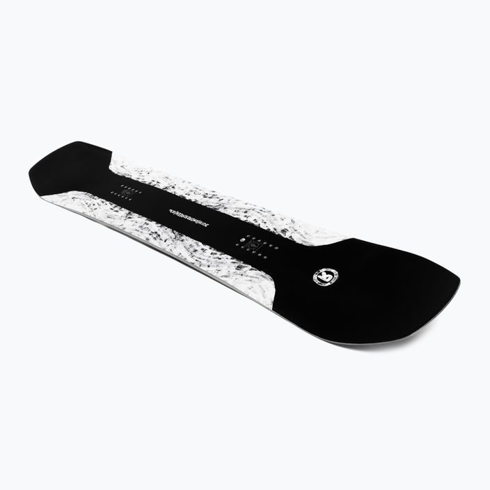 Snowboard RIDE Smokescreen negru și alb 12G0024 2